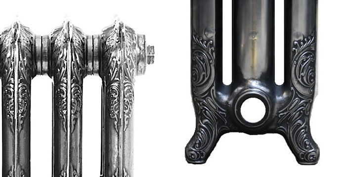 Legs of CRANE Ornate III 470mm Cast Iron Radiators